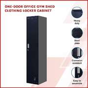 One-Door Office Gym Shed Clothing Locker Cabinet