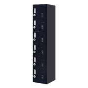 Hexa-Compartment Locker Efficient Organization For All Needs
