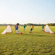 Portable Kids Soccer Goal Set with Cones