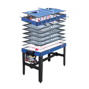 4Ft 12-In-1 Combo Games Tables Foosball Soccer Basketball Hockey Pool
