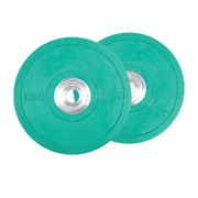 Set of 2 x 10KG PRO Olympic Rubber Bumper Weight Plate