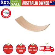 Balance Board Beam Seesaw Wooden Child Kids Adult Yoga