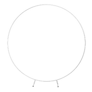 2M Wedding Hoop Round Circle Arch Backdrop Flower Display Stand Frame Background White