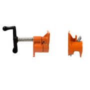 3/4" Wood Gluing Pipe Clamp Set (4 Pack) Heavy Duty Pro Woodworking Cast Iron