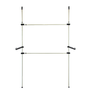 Heavy Duty Adjust Clothes Rail Storage Garment Shelf Hanging Display Stand Rack