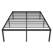 Queen Metal Bed Frame 45Cm High Full Steel Base Platform Gas Lift