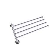 Swivel Towel Rail Chrome Stainless Steel Wall Mounted Bath Rack
