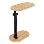 Bamboo Bathtub Side Table Adjustable Caddy | EXTG
