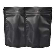 Black Mylar Stand Up Pouches 100 Pack | EXTG