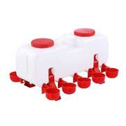 Chicken Water Feeder 10L Gravity Fed Poultry Drinker | EXTG