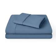 Microfibre Sheet Set 4 Piece Light Blue Deep Pocket | EXTG