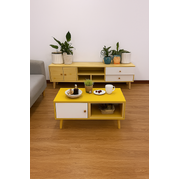 NNECN Modern Living Room TV Stand and Table Set – Stylish and Functional