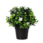 Small Potted Artificial Flowering Plant 20cm