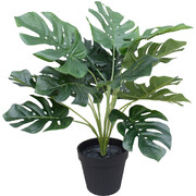 Artificial Potted Split Philodendron (Monstera) 40 Cm