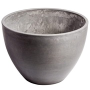 Polished Grey Planter Bowl 30Cm