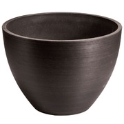 Polished Black Planter Bowl 30Cm