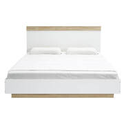 King Size Bed Frame White Oak