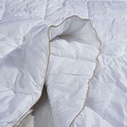 Goose Down Alternative Feather Quilt with Organic Cotton Cover Queen