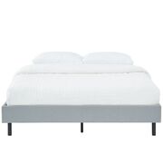 Modern Stone Grey Bed Base Frame King Single 