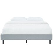 Modern Stone Grey Bed Base Frame Queen