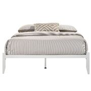 Metal Bed Base Frame White - King Single