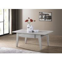 Coffee Table With 1 Drawer In White Oak