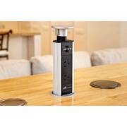 V7 - Glossy Silver - Black