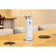 V7 - Glossy Silver - White