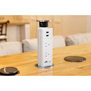 V7 - Mirror Stainless Steel White