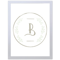 Letter B Initial (297 x 420mm, No Frame)