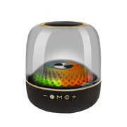 LP90 Black 360° Bluetooth Home Theater Speaker - LED Light Effect, 120W Surround