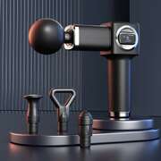 Lc-007-Black Professional Massage Gun With Lcd Display - Deep Tissue Muscle Massager