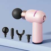 Lc-005-Pink Portable Mini Massage Gun - Quiet Muscle Massager With 6 Speeds