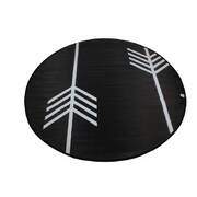 Outdoor Pp Mat Weatherproof Aarows Round Dia. 200cm