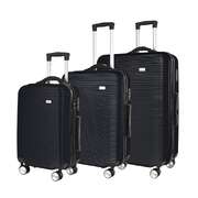 3-Piece Digital Luggage Set (20/24/28) With Weighing Scale 