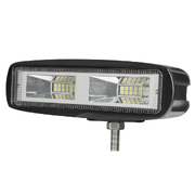 Pair 6" 20W Led Work Light Bar Ultra Flood Beam Offroad Lamp