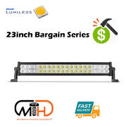 23inch Lumileds LED Driving Light Bar Offroad Spot Flood Combo Truck 4WD 20/22