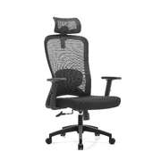 High Back Ergomonic Mesh Office Chair Gas Lift Storage Fabric