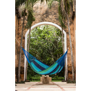 King Size Cotton Mexican Hammock in Oceanica Colour