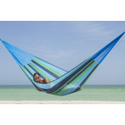 Jumbo Size Cotton Mexican Hammock in Oceanica Colour