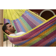  King Plus Size Nylon Mexican Hammock in Confeti Colour