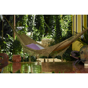 Outdoor Undercover Cotton Hammock King Cedar