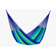 Jumbo Size Super Nylon Mexican Hammock in Oceanica Colour