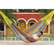 Jumbo Size Outdoor Cotton Hammock in Confeti