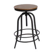Adjustable Swivel Industrial Bar Stool