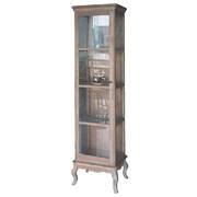 Wash White Display Cabinet
