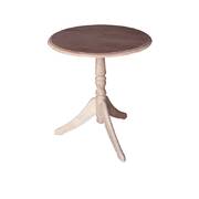 Wash White Round Table