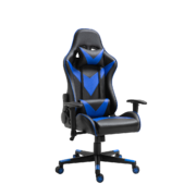 Gaming Office Chair Backrest Armrest Black and Blue