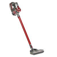 Devanti 150 Cordless Handheld Stick Vacuum Cleaner 2 Speed Red And Grey