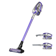 Stick Vacuum Cleaner Handstick Cordless Vac Roller Brush Purple 150W